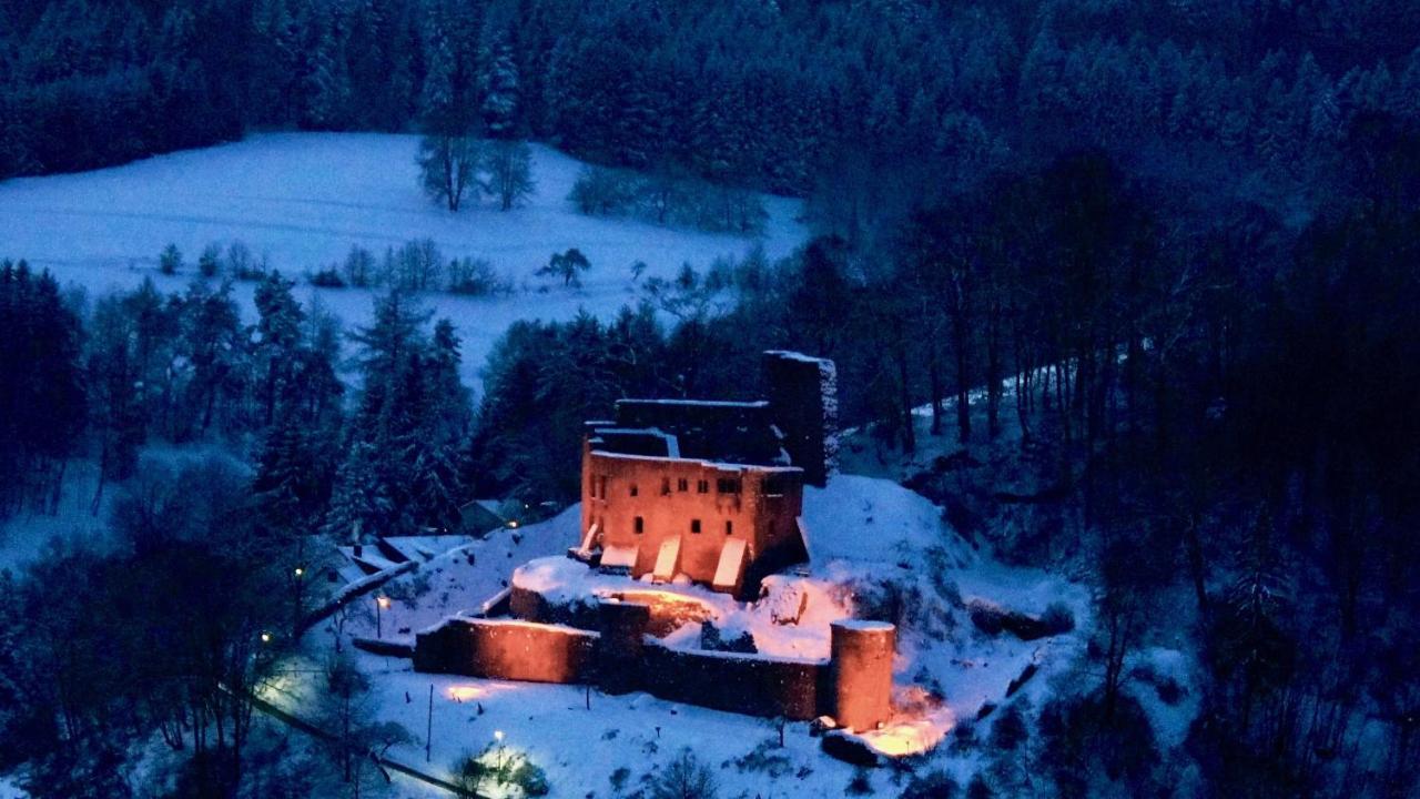 Burg Freienstein Blick 4 Sterne Mit Sauna Gammelsbach Exterior photo